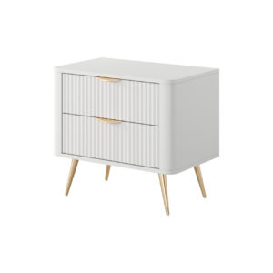 Szafka nocna Lante 2S - Biały - Laski