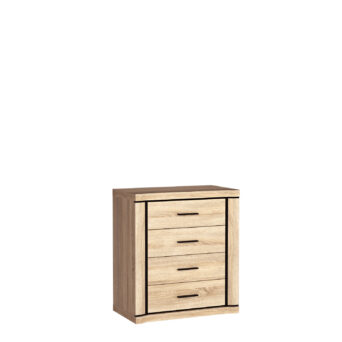 Komoda Dallas D-4 - Dąb Sonoma