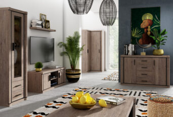 Zestaw mebli do salonu Dallas - Dąb Truflowy