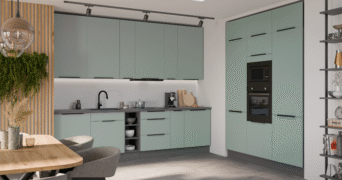 Meble Kuchenne Aria - Aquamarine / Antracyt