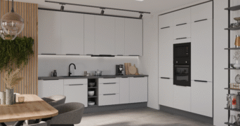 Meble Kuchenne Aria - Biała / Antracyt