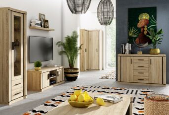 Zestaw mebli do salonu Dallas - Dąb Sonoma