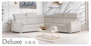 Narożnik Deluxe II + RÓG + II - Symetryczny - Z Funkcją Spania