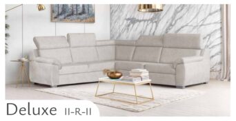 Narożnik Deluxe II + RÓG + II - Symetryczny - Z Funkcją Spania