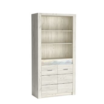 Regał Indianapolis I-5- Kraft Biały