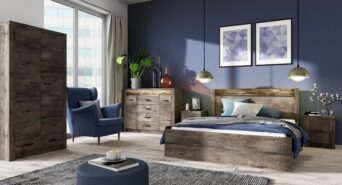 Sypialnia Indianapolis - Jesion Ciemny