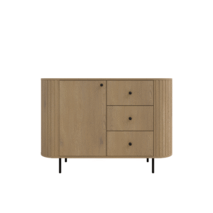 Komoda Ovalio 1F 3S - Dąb Cremona