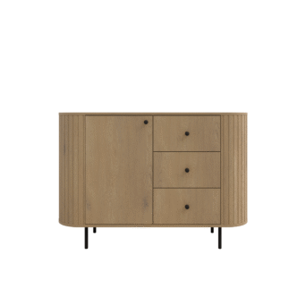 Komoda Ovalio 1F 3S - Dąb Cremona