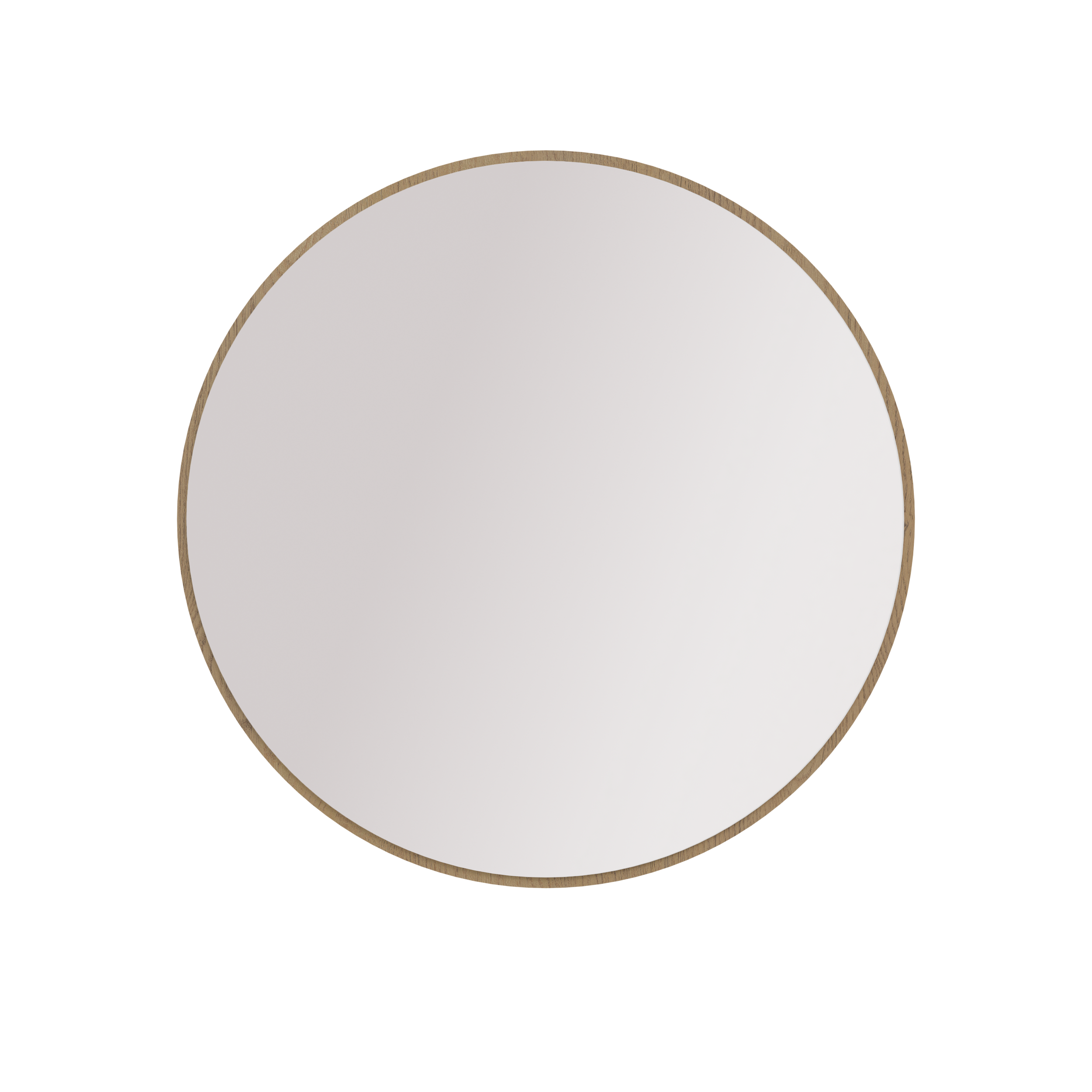 Lustro Okrągłe Ovalio - Dąb Cremona