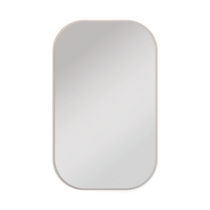 Lustro Prostokąt Ovalio - Beż Piaskowy