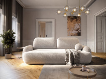 Sofa Molly Tkanina Boucle Terra Frotte