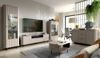 Zestaw mebli do salonu Novado - Clay Gray