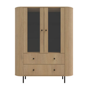 Witryna Ovalio 2F 2S - Dąb Cremona