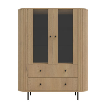 Witryna Ovalio 2F 2S - Dąb Cremona