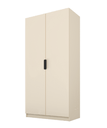 Szafa Cynthia 2D 100 cm - Mink Beż / Mink Beż