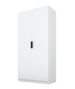 Szafa Cynthia 2D 100 cm - Biały / Biały