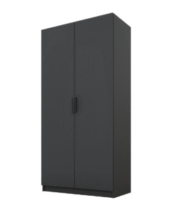 Szafa Cynthia 2D 100 cm - Grafit / Grafit