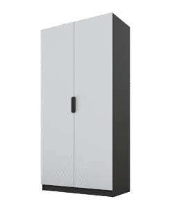 Szafa Cynthia 2D 100 cm - Szary / Grafit