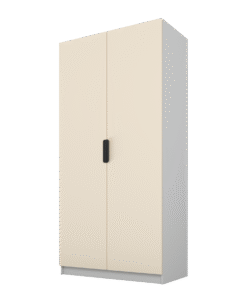 Szafa Cynthia 2D 100 cm - Mink Beż / Szary