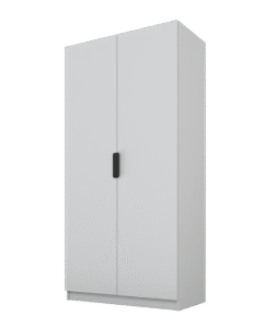 Szafa Cynthia 2D 100 cm - Szary / Szary