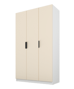 Szafa Cynthia 3D 150 cm - Mink Beż / Biały