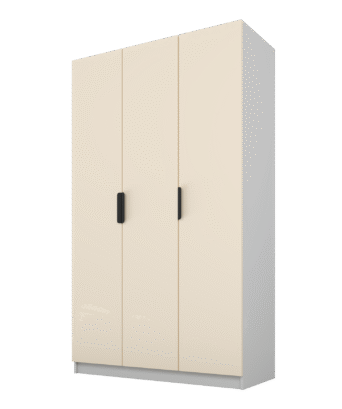 Szafa Cynthia 3D 120 cm - Mink Beż / Szary