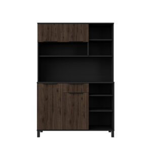 Bufet Kredens Kuchenny Monza Orzech Okapi 120 cm + Blat