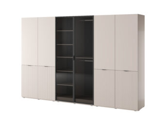 Szafa Sandbox Nova 303 cm - 3 sztuki - Kaszmir