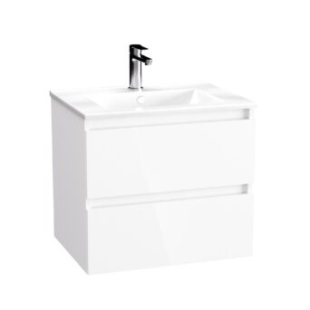 Szafka podumywalkowa 60cm Arco z umywalką - Biały Połysk