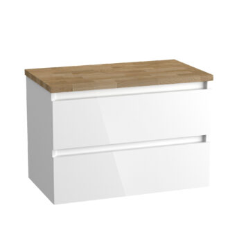 Szafka podumywalkowa 80cm Arco - Biały Połysk