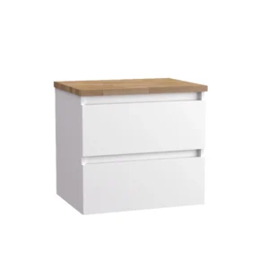 Szafka podumywalkowa 60cm Arco z blatem - Biały Połysk