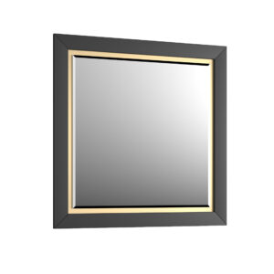 Lustro 80cm x 80cm Chic - Czarny Półmat