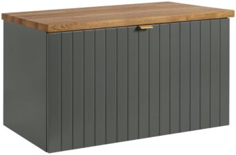 Szafka podumywalkowa 80 cm Harmo z blatem - Szaro Zielony Półmat