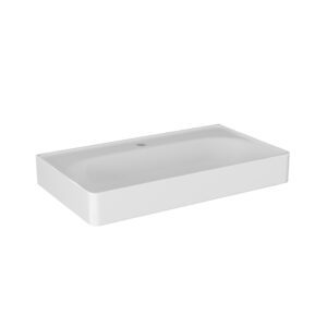 Umywalka meblowa Moss - Solid Surface 70cm z otworem na baterię