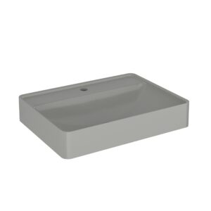 Umywalka meblowa kwarcowa 60cm Vibe bez otworu na baterię - Beton