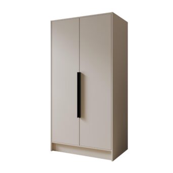 Szafa Porto 100 cm - Kaszmir / Uchwyty Czarne