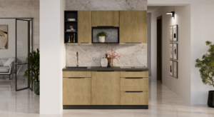 Meble Kuchenne Dąb Cremona Zestaw 180 cm