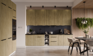 Meble Kuchenne Dąb Cremona Duży Zestaw 480 cm