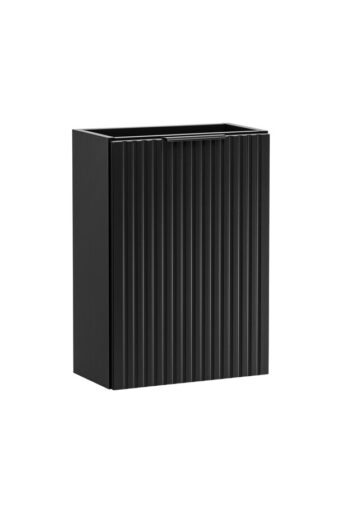 Szafka pod umywalkę 20x40 cm 1 drzwi - Adel Black - 82-40-B-1D - Czarny