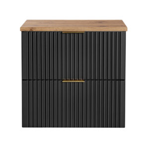 Zestaw meblowy 60 cm - Adel Black - SET ADB B 60 CM WOTAN - Czarny