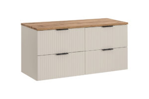 Zestaw meblowy Adel 120 cm - SET-ADC B WOTAN 120 CM - Kaszmir