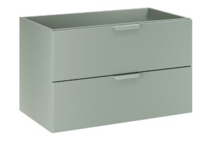 Szafka pod umywalkę 80cm 2 szuflady - ASTER GREEN 82-80-46-2S - Zielony Mat
