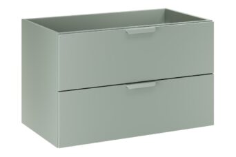 Szafka pod umywalkę 80cm 2 szuflady - ASTER GREEN 82-80-46-2S - Zielony Mat