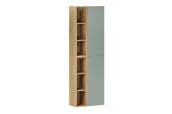 Zestaw meblowy z półsłupkiem i regałem - SET-ASG 2SP 2UR - ASTER GREEN - Zielony Mat