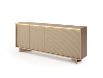 Komoda 204 4D Semi - Bolivar Naturalny / Cappuccino