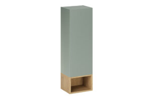 Zestaw meblowy z półsłupkiem i regałem - SET-ASG SP UR 30X20 - ASTER GREEN - Zielony Mat