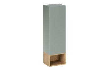 Zestaw meblowy z półsłupkiem i regałem - SET-ASG SP UR 30X20 - ASTER GREEN - Zielony Mat