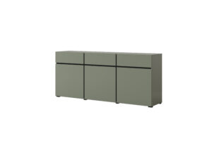 Komoda 3D 3S Cross - 24GWMY43 - Zielony / Czarny
