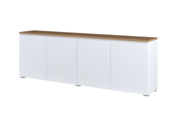 Komoda MODO 247VOJ25 - Biały / Dąb Mauvella
