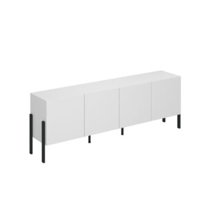 Szafka RTV Jukon 2497ND25 - Biały Super Mat